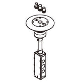Legrand - Wiremold RC7AFFTC Series Flush Furniture Feed Poke-Thru Assembly